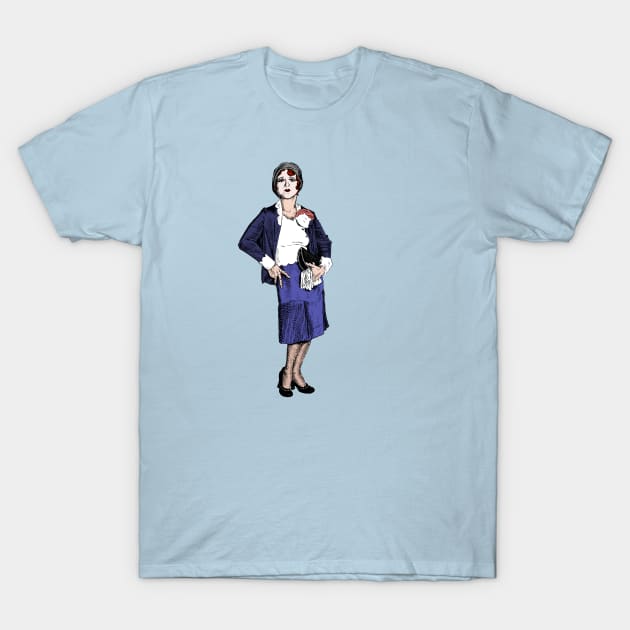 Clara Bow T-Shirt by FieryWolf